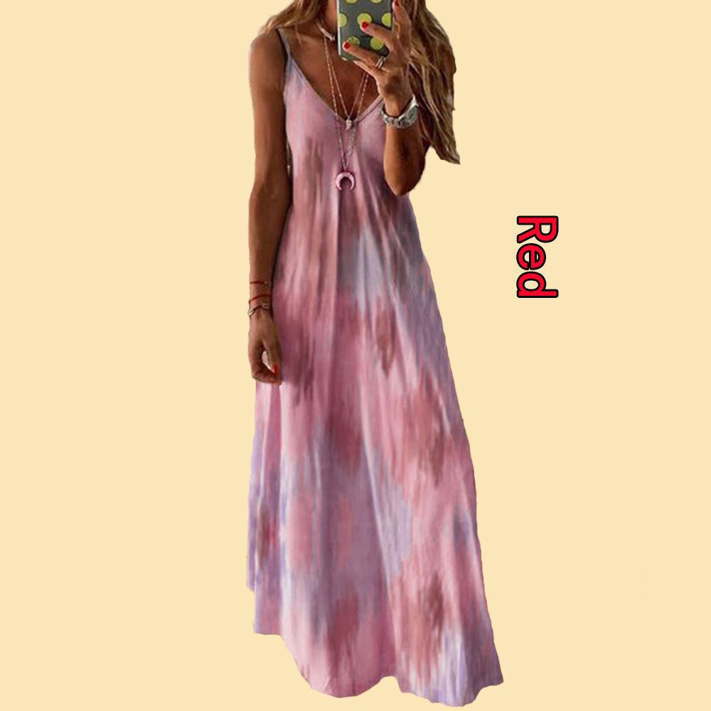casual sexy tie dye elegant harajuku women dress