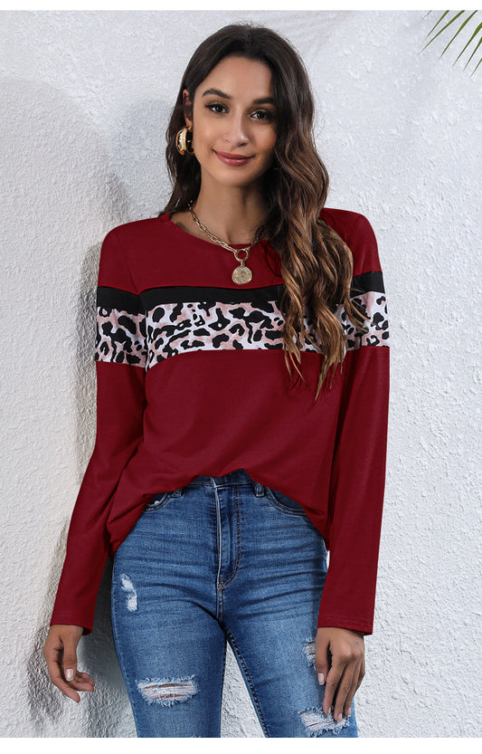 fashion women long sleeve t-shirts