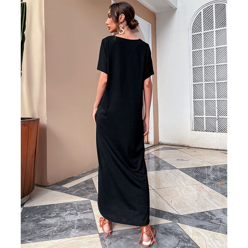 women spring summer style vintage dress