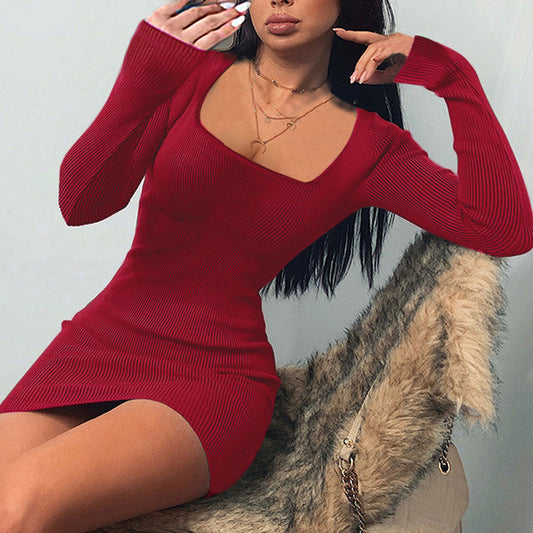 women spring autumn dress
