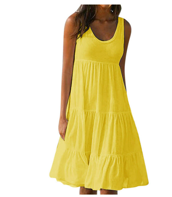 women 's summer  clothing casual skirt dress