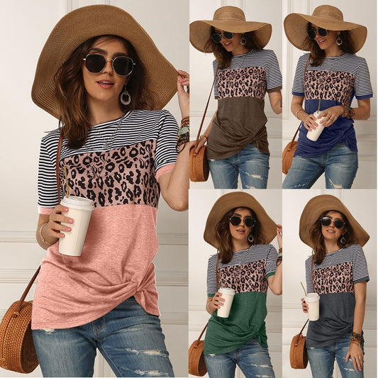 fashion women casual short sleeve summer t-shirt