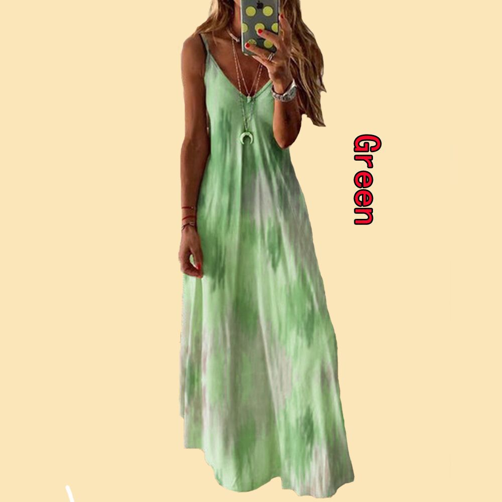 casual sexy tie dye elegant harajuku women dress