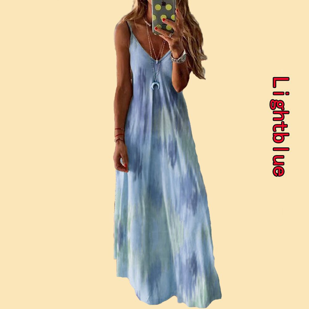 casual sexy tie dye elegant harajuku women dress