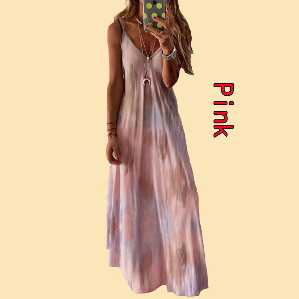 casual sexy tie dye elegant harajuku women dress