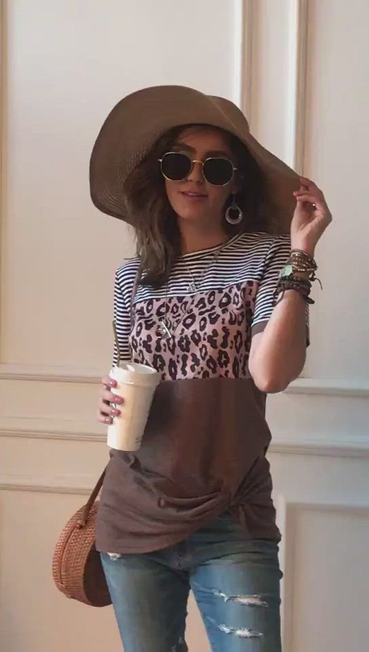 fashion women casual short sleeve summer t-shirt