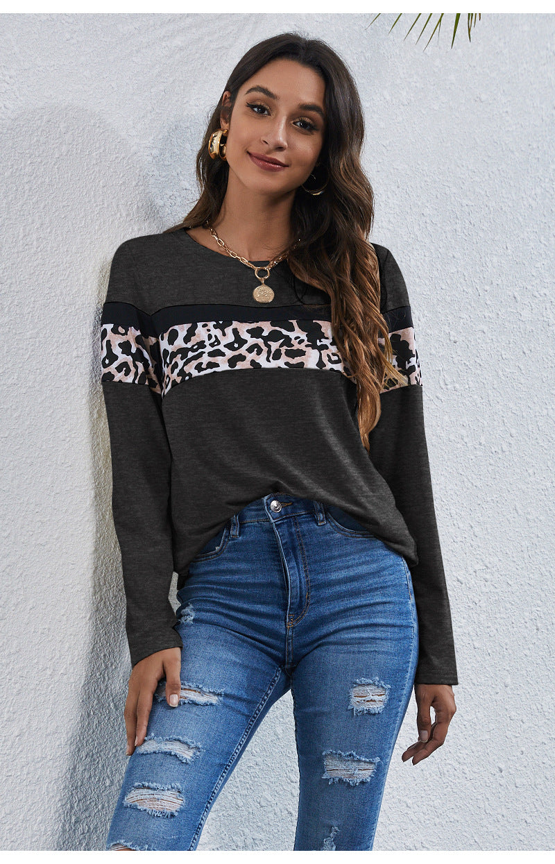 fashion women long sleeve t-shirts