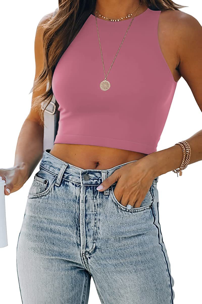 2022 summer women casual simple tops