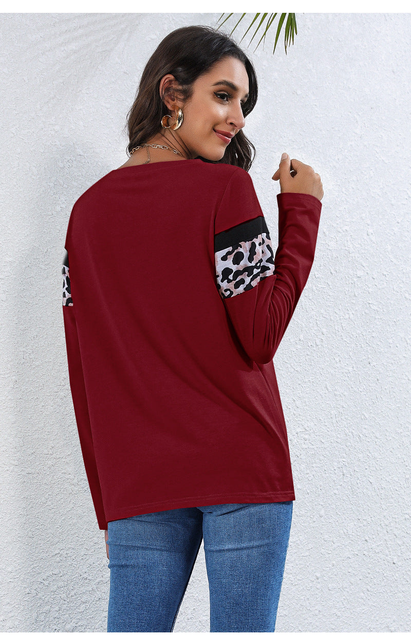 fashion women long sleeve t-shirts