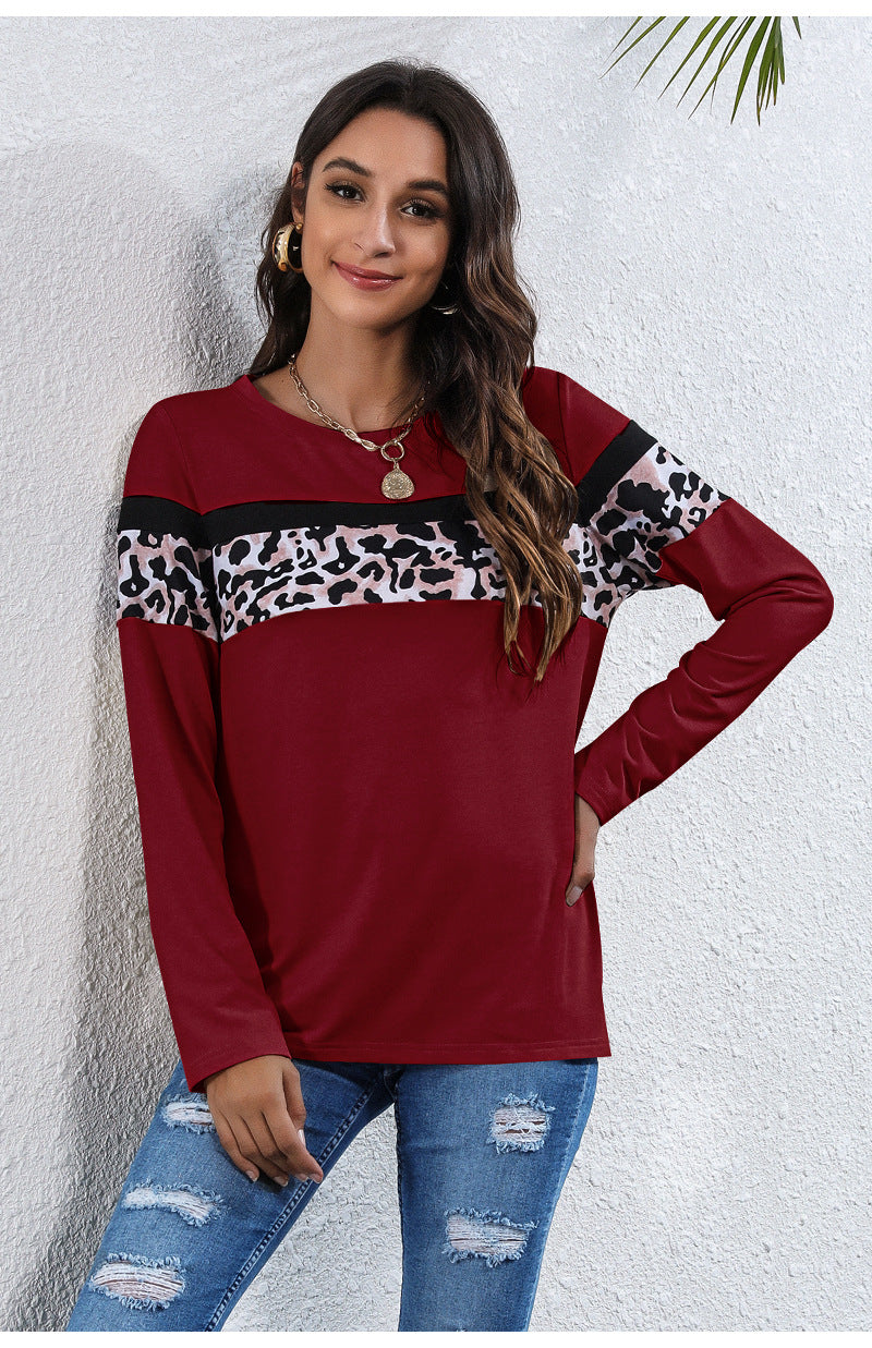 fashion women long sleeve t-shirts