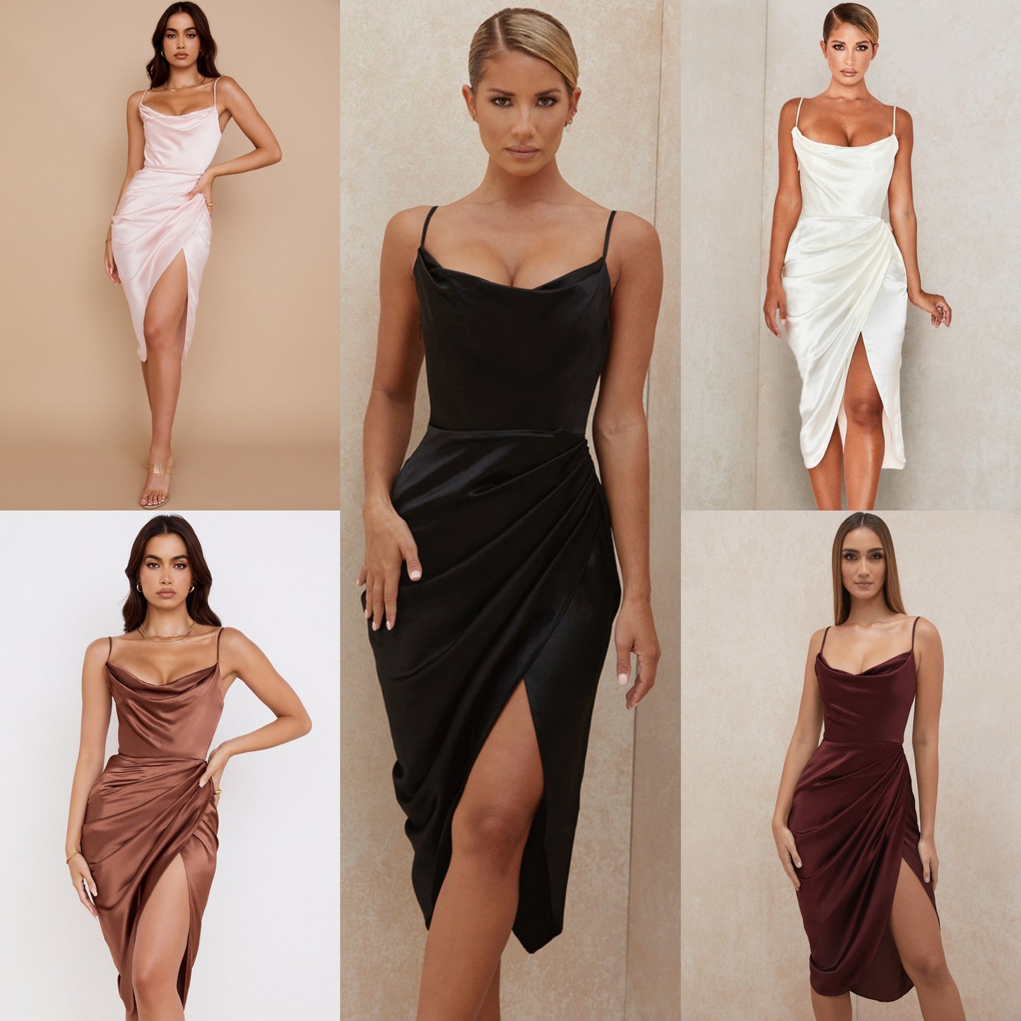 dress 2022 women summer dress satin party dress