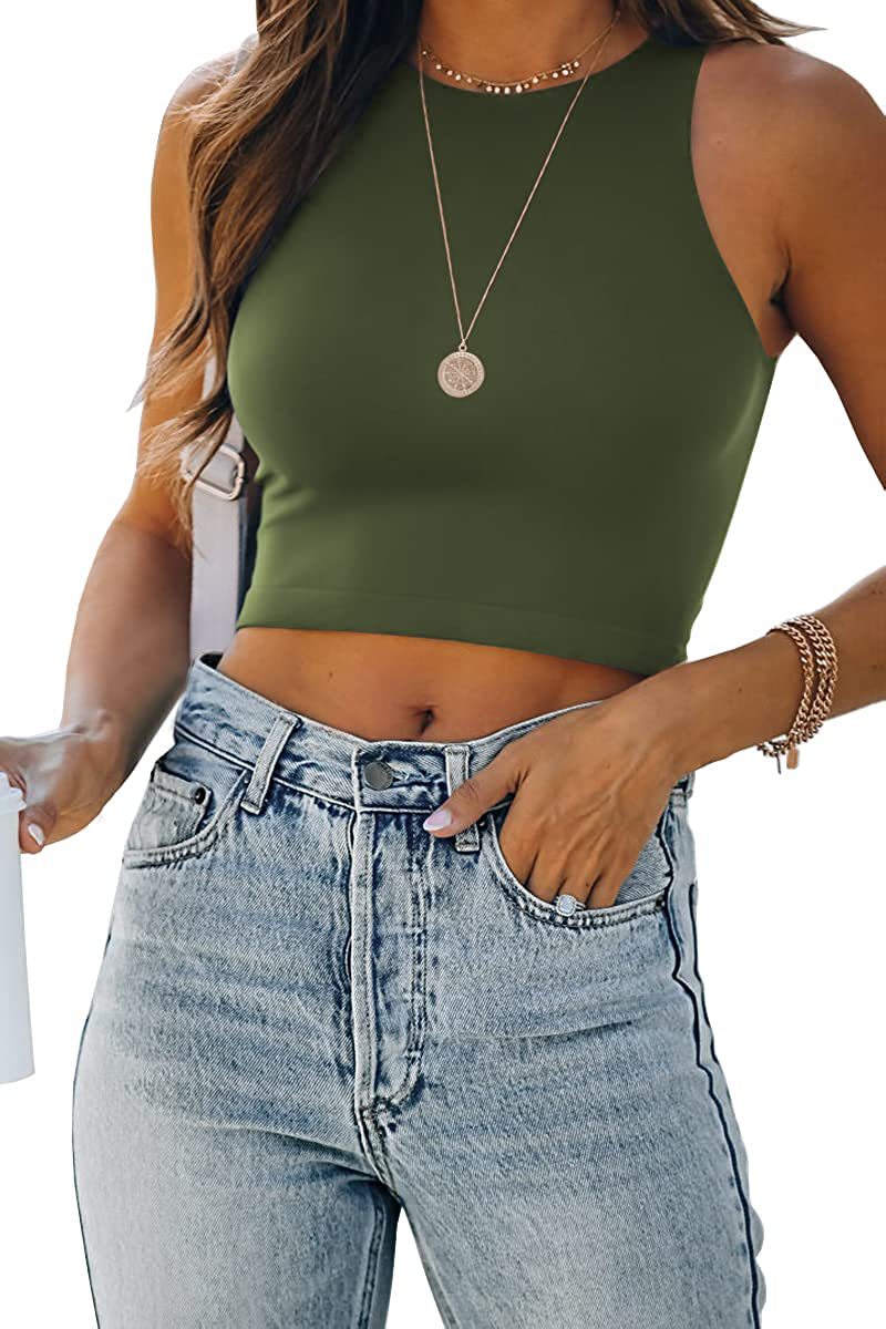 2022 summer women casual simple tops