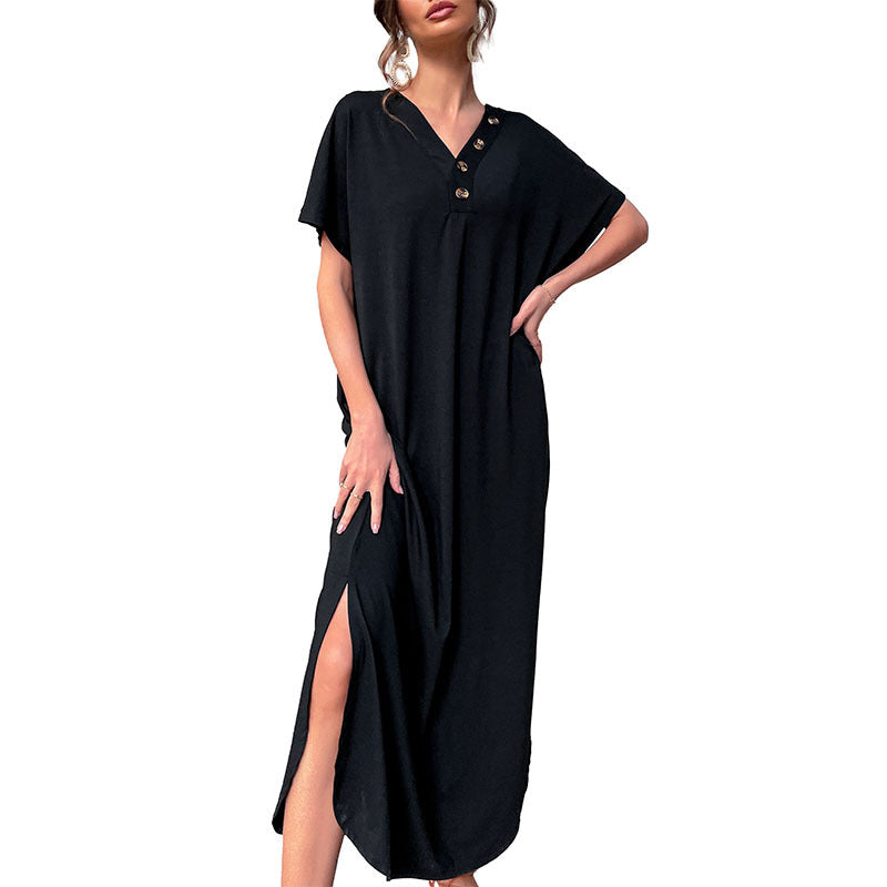 women spring summer style vintage dress