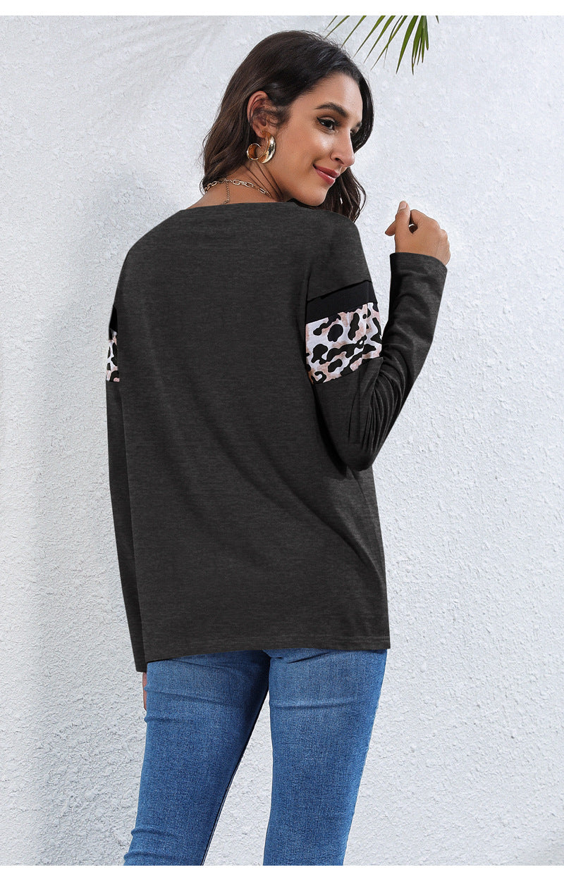 fashion women long sleeve t-shirts
