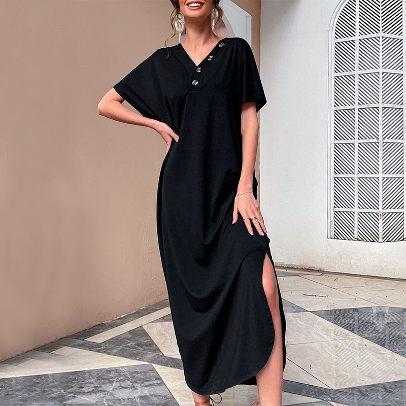 women spring summer style vintage dress