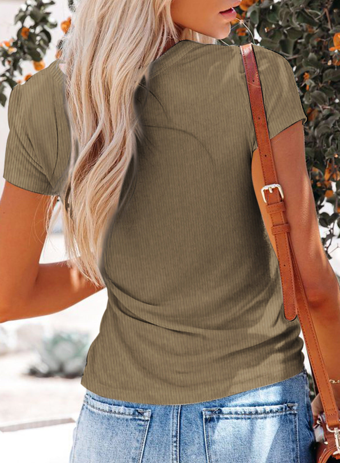 2022 new women fashion short sleeve buttons t-shirt